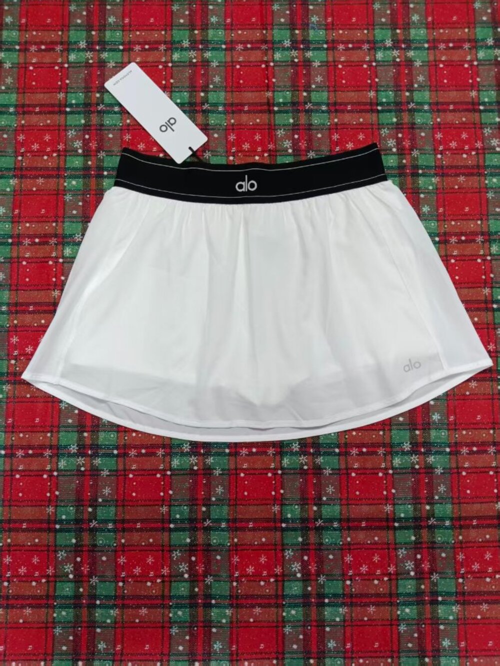 ALO Yoga Match Point High-Waisted Tennis Skirt White|New With Tags🤍 - Picture 2 of 9